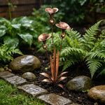 Copper Bloom Garden Stakes
