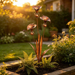 Copper Bloom Garden Stakes