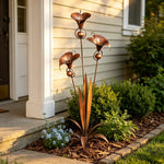 Copper Bloom Garden Stakes