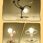 Changeable Shape Sportsman Nightlight™  | Rolig nattlampa