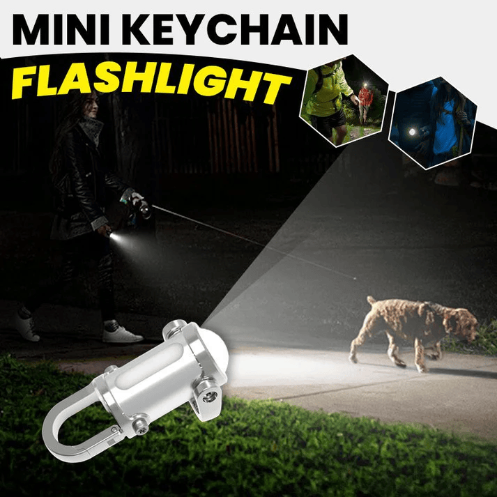 1200LM Ultra Bright Mini Keychain Flashlight™ | Vattentät minificklampa