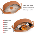 Crossbody Leather Bag 'Ambre'™ | Stijlvolle schoudertas