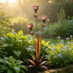 Copper Bloom Garden Stakes